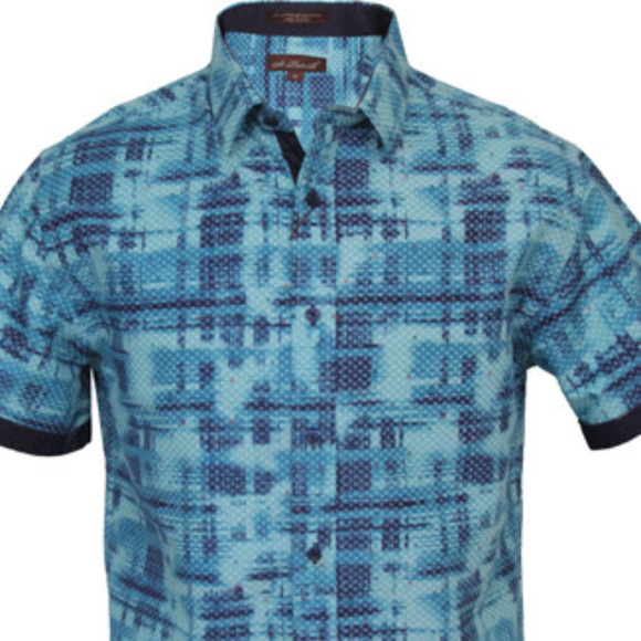 4X Mens Big Tall Microfiber Short Sleeve Shirt 4XL - Picture 2 of 5